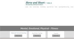 Desktop Screenshot of horseandheart.org